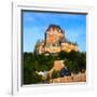 Facade of Chateau Frontenac in Lower Town, Quebec City, Quebec, Canada-null-Framed Photographic Print