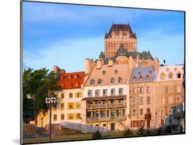 Facade of Chateau Frontenac in Lower Town, Quebec City, Quebec, Canada-null-Mounted Photographic Print
