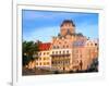 Facade of Chateau Frontenac in Lower Town, Quebec City, Quebec, Canada-null-Framed Photographic Print