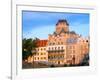 Facade of Chateau Frontenac in Lower Town, Quebec City, Quebec, Canada-null-Framed Photographic Print