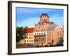 Facade of Chateau Frontenac in Lower Town, Quebec City, Quebec, Canada-null-Framed Photographic Print