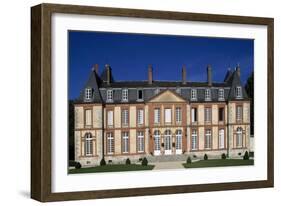 Facade of Chateau of Malesherbes, France-null-Framed Giclee Print