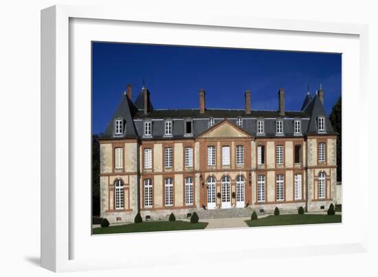Facade of Chateau of Malesherbes, France-null-Framed Giclee Print