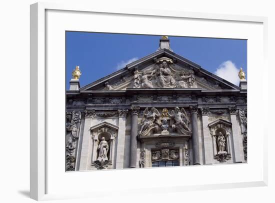 Facade of Church of St Charles Borromeo, 1615-1625-Peter Huyssens-Framed Giclee Print