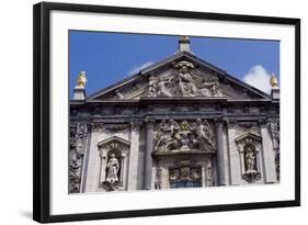 Facade of Church of St Charles Borromeo, 1615-1625-Peter Huyssens-Framed Giclee Print