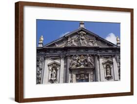 Facade of Church of St Charles Borromeo, 1615-1625-Peter Huyssens-Framed Giclee Print