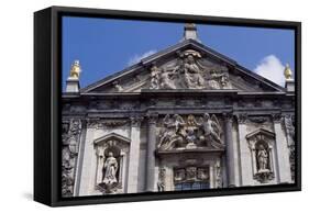 Facade of Church of St Charles Borromeo, 1615-1625-Peter Huyssens-Framed Stretched Canvas