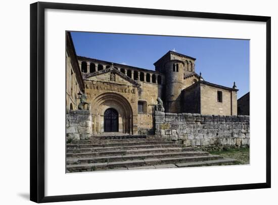 Facade of Collegiate Church of Santillana Del Mar-null-Framed Giclee Print