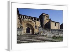 Facade of Collegiate Church of Santillana Del Mar-null-Framed Giclee Print