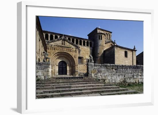 Facade of Collegiate Church of Santillana Del Mar-null-Framed Giclee Print