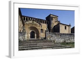 Facade of Collegiate Church of Santillana Del Mar-null-Framed Giclee Print