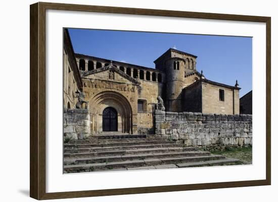 Facade of Collegiate Church of Santillana Del Mar-null-Framed Giclee Print