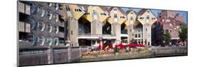 Facade of Cubic Houses, Piet Blom Architect, Rotterdam, South Holland, Netherlands-null-Mounted Photographic Print