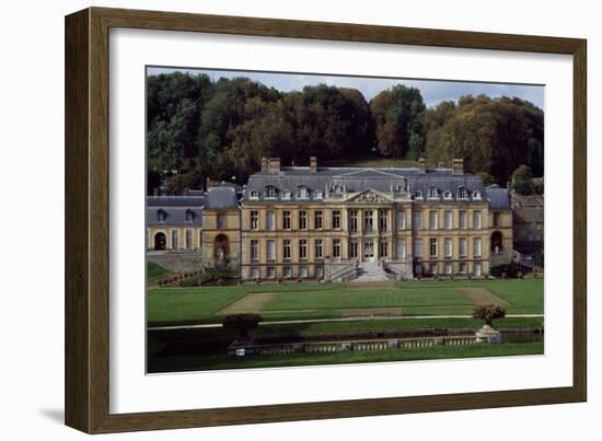 Facade of Dampierre Castle-Jules Hardouin Mansart-Framed Giclee Print