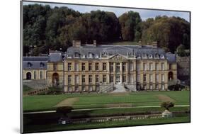 Facade of Dampierre Castle-Jules Hardouin Mansart-Mounted Giclee Print