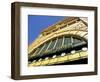 Facade of Front of Flinders Street Station with Clocks Showing Department of Next Train, Victoria-Richard Nebesky-Framed Photographic Print