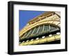 Facade of Front of Flinders Street Station with Clocks Showing Department of Next Train, Victoria-Richard Nebesky-Framed Photographic Print