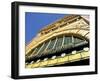 Facade of Front of Flinders Street Station with Clocks Showing Department of Next Train, Victoria-Richard Nebesky-Framed Photographic Print