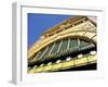 Facade of Front of Flinders Street Station with Clocks Showing Department of Next Train, Victoria-Richard Nebesky-Framed Photographic Print