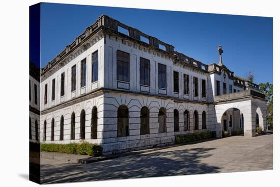 Facade of Haunted Diplomat Hotel, Baguio City, Luzon, Philippines-null-Stretched Canvas