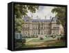 Facade of Hotel De Marigny Overlooking Gardens-null-Framed Stretched Canvas