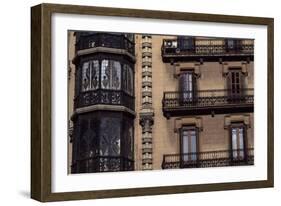 Facade of Jaume Forns House, 1904-1909-Jeroni Granell I Manresa-Framed Giclee Print