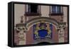 Facade of Jindrichuv Hradec's Old Town Hall, Bohemia, Detail, Czech Republic-null-Framed Stretched Canvas