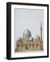 Facade of Kahrije Dzamissi, the Church of the Saviour, from "Church Architecture of Constantinople"-D. Pulgher-Framed Giclee Print