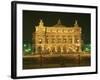 Facade of L'Opera De Paris, Illuminated at Night, Paris, France, Europe-Rainford Roy-Framed Photographic Print