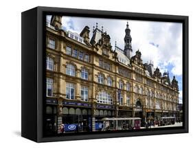 Facade of Leeds Markets, Leeds, West Yorkshire, England, Uk-Peter Richardson-Framed Stretched Canvas