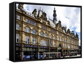 Facade of Leeds Markets, Leeds, West Yorkshire, England, Uk-Peter Richardson-Framed Stretched Canvas