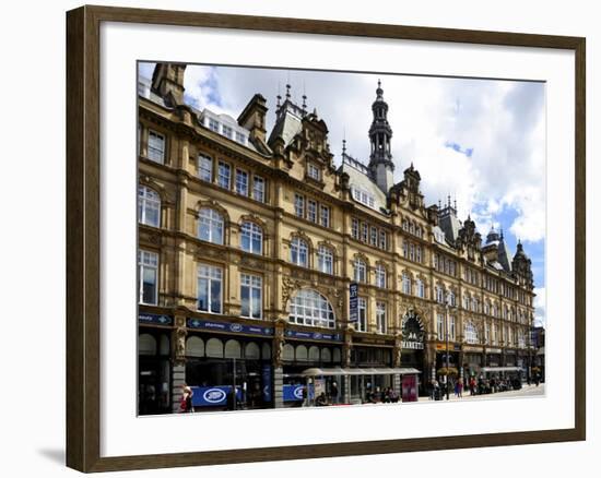 Facade of Leeds Markets, Leeds, West Yorkshire, England, Uk-Peter Richardson-Framed Photographic Print