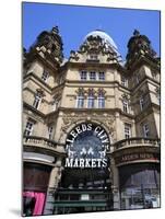 Facade of Leeds Markets, Leeds, West Yorkshire, England, Uk-Peter Richardson-Mounted Photographic Print