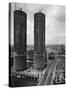 Facade of Marina City Towers-Philip Gendreau-Stretched Canvas