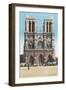 Facade of Notre Dame Cathedral-null-Framed Art Print