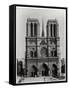 Facade of Notre-Dame, Paris, Late 19th Century-Adolphe Giraudon-Framed Stretched Canvas