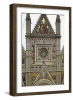 Facade of Orvieto Cathedral-null-Framed Giclee Print