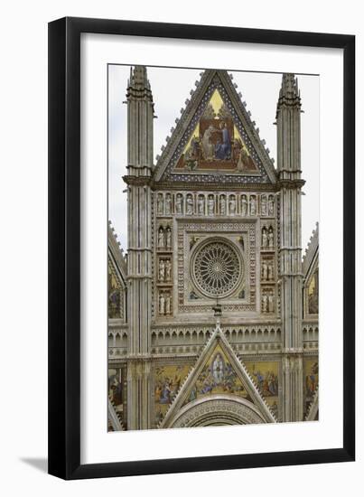 Facade of Orvieto Cathedral-null-Framed Giclee Print