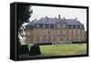 Facade of Pange Castle-null-Framed Stretched Canvas