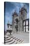 Facade of Porto Cathedral-null-Stretched Canvas