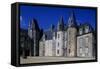 Facade of Rocher Castle-null-Framed Stretched Canvas