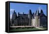 Facade of Rocher Castle-null-Framed Stretched Canvas