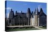 Facade of Rocher Castle-null-Stretched Canvas