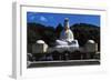 Facade of Ryozen Kannon Buddhist Temple, Kyoto, Kansai, Japan.-null-Framed Giclee Print