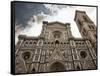 Facade of Santa Maria del Fiore-Angelo Cavalli-Framed Stretched Canvas