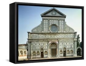 Facade of Santa Maria Novella, circa 1458-70-Leon Battista Alberti-Framed Stretched Canvas