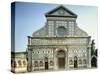 Facade of Santa Maria Novella, circa 1458-70-Leon Battista Alberti-Stretched Canvas