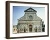 Facade of Santa Maria Novella, circa 1458-70-Leon Battista Alberti-Framed Giclee Print