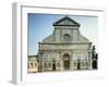 Facade of Santa Maria Novella, circa 1458-70-Leon Battista Alberti-Framed Giclee Print