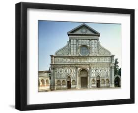 Facade of Santa Maria Novella, circa 1458-70-Leon Battista Alberti-Framed Giclee Print